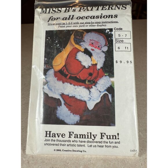 Miss “B” Holiday Patterns for All Occasions - Paint Your Own 6ft Yard Display Sa - Picture 5 of 7